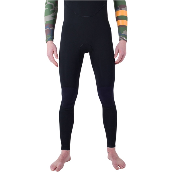 Hurley Mens Plus Printed 3/2mm Chest Zip Wetsuit MFS0012322 - Medium Brown